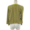 エルメス HERMES ナウサ シェーヌダンクル総柄長袖Tシャツ 4E4649DB イエロー コットン レディース 長袖Ｔシャツ