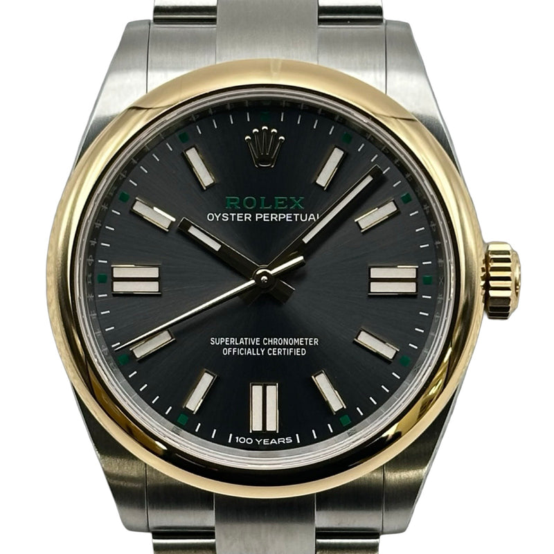 ③オイスター　天然パール　照りツヤ大変良好　19粒　連材　【オススメ】 ロレックス ROLEX オイスター パーペチュアル 41 134303 スレート