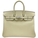 エルメス HERMES バーキン25 G刻印 クレ シルバー金具 スイフト レディース ハンドバッグ