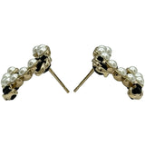 シャネル CHANEL ココマークピアス ゴールド メタル/レザー アクセサリー