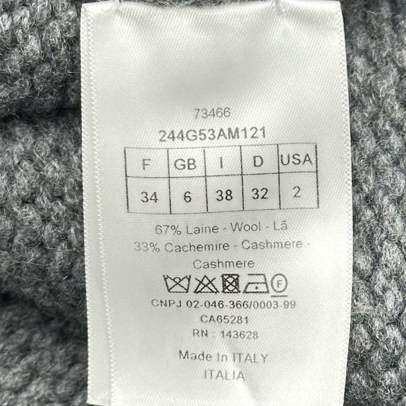 クリスチャン・ディオール Christian Dior セーラーカラーウールニット