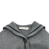クリスチャン・ディオール Christian Dior セーラーカラーウールニットカーディガン 244G53AM121 グレー ウール レディース カーディガン