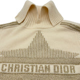 クリスチャン・ディオール Christian Dior カシミヤ混スターロゴニットセーター 214S77AM911 アイボリー ウール レディース セーター