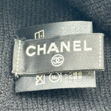 シャネル CHANEL ココマークカメリア総柄ニットキャップ ブラック カシミヤ レディース その他ファッション雑貨