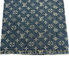 ルイ・ヴィトン LOUIS VUITTON サイドレザーラインモノグラムデニムパンツ HSD10W ブルー デニム メンズ デニムパンツ