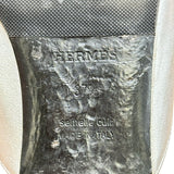 エルメス HERMES トロカデロ コンスタンスミュール 191093Z シルバー レザー レディース ミュール