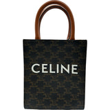 セリーヌ CELINE ミニバーティカルカバ 194372 タン トリオンフキャンバス・レザー レディース ショルダーバッグ