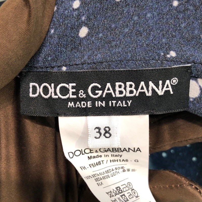ドルチェ＆ガッバーナ Dolce & Gabbana 宇宙飛行士プリントシルク ...