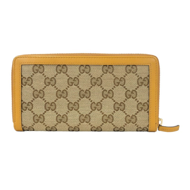 グッチ GUCCI スーキーラウンドファスナー長財布 308012 ブラウン GGキャンバス/レザー レディース 長財布 |  中古ブランドリユースショップ OKURA(おお蔵)