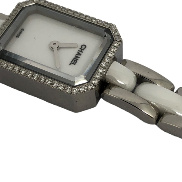 シャネル CHANEL プルミエール H2132 ホワイト SS クオーツ レディース 腕時計