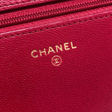 シャネル CHANEL マドモアゼル Vステッチ チェーンウオレット カーフ レディース ショルダーバッグ