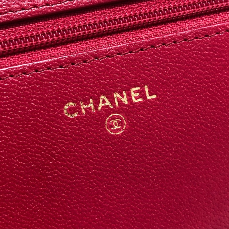 シャネル CHANEL マドモアゼル Vステッチ チェーンウオレット カーフ レディース ショルダーバッグ