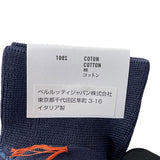 ベルルッティ Berluti カリグラフィーコットンソックス ネイビー コットン メンズ その他ファッション雑貨