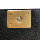 シャネル CHANEL ボーイシャネル25 A67086 ブラック　GD金具 キャビアスキン レディース ショルダーバッグ