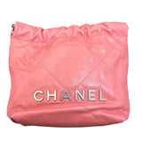 シャネル CHANEL ミニハンドバッグ AS3980 ピンク/シルバー金具 シャイニーカーフ レディース ショルダーバッグ