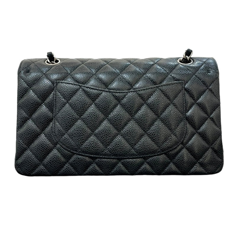 シャネル CHANEL マトラッセ25 A01112 ブラック/シルバー金具 キャビア レディース ショルダーバッグ