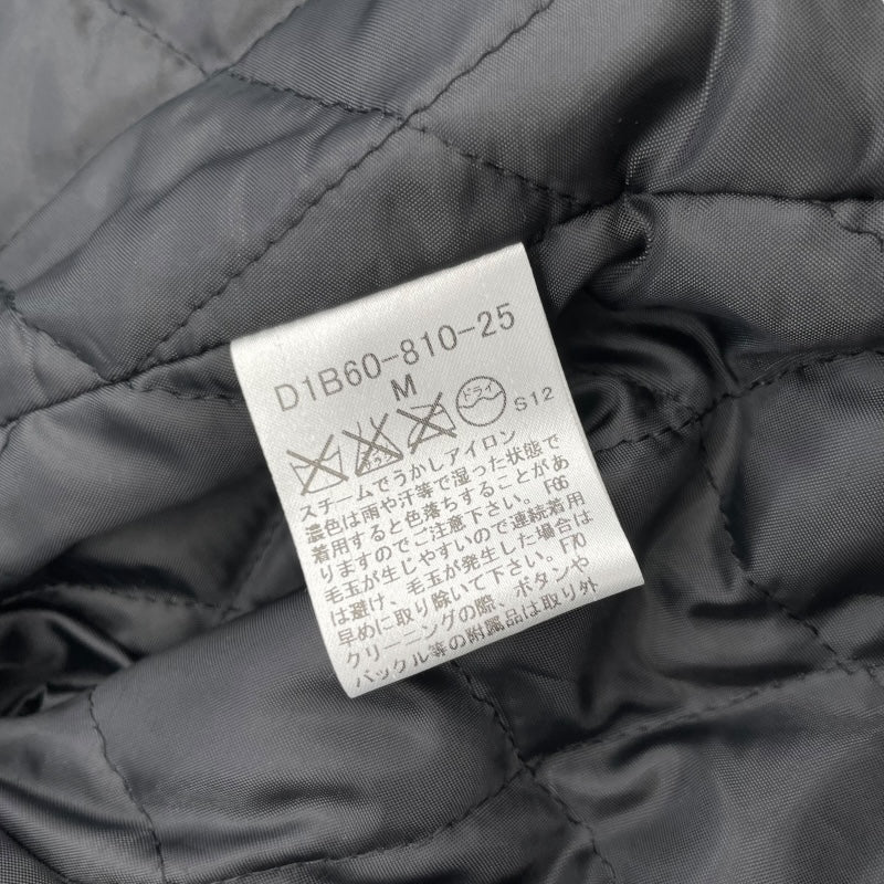 バーバリーブラックレーベル BURBERRY BLACK LABEL ウールステンカラーコート D1B60-810-25 ブルー ウール メンズ ステンカラーコート