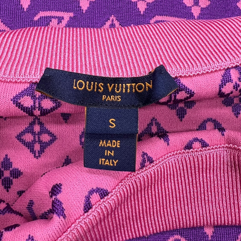 ルイ・ヴィトン LOUIS VUITTON モノグラム総柄シルクニット ロング