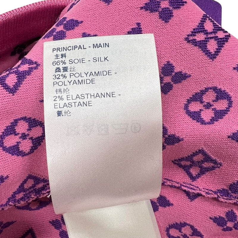 ルイ・ヴィトン LOUIS VUITTON モノグラム総柄シルクニット ロング