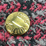 ルイ・ヴィトン LOUIS VUITTON ツイードコート ボルドー コットン レディース その他アウター