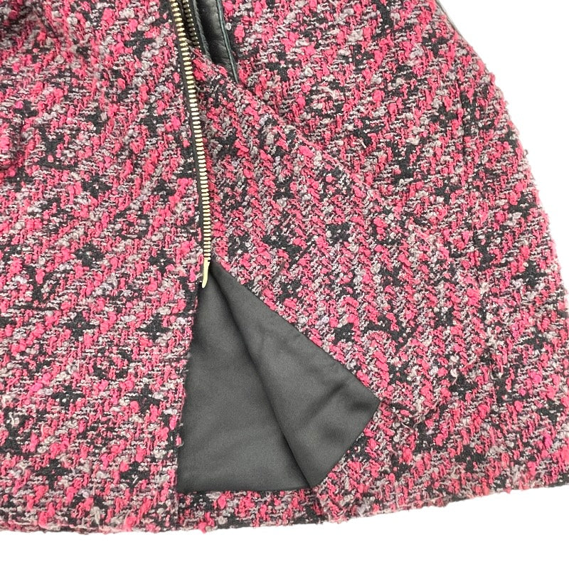 ルイ・ヴィトン LOUIS VUITTON ツイードコート ボルドー コットン レディース その他アウター