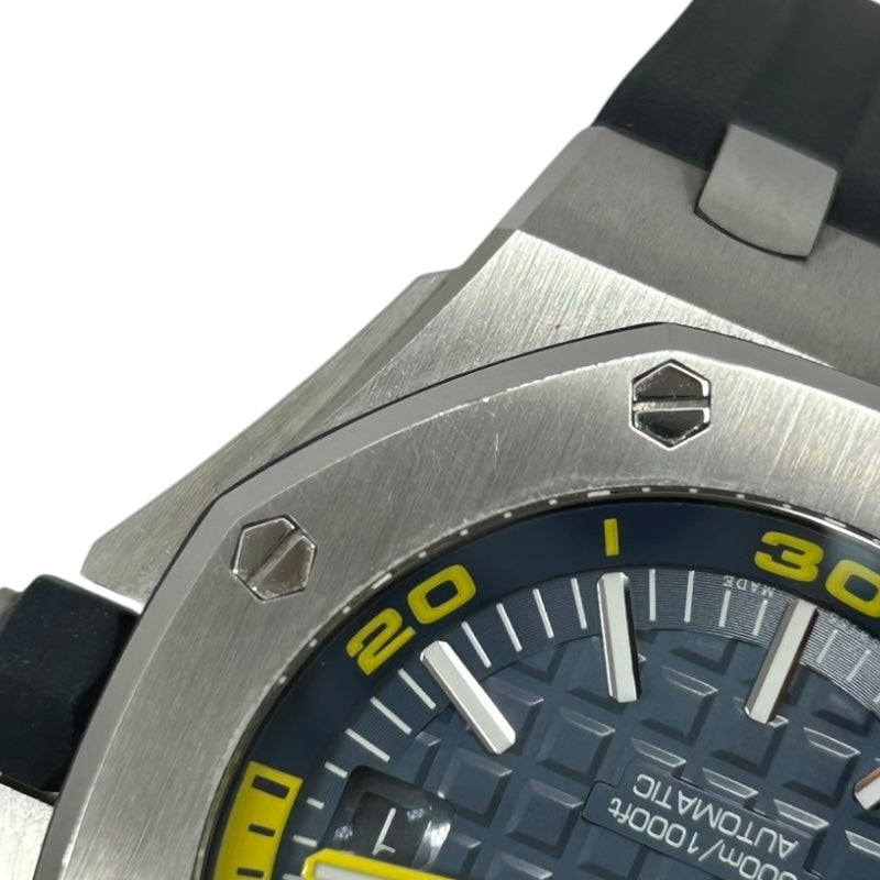 オーデマ・ピゲ AUDEMARS PIGUET ロイヤルオーク オフショア ダイバー 15710ST.OO.A027CA.01 ブルー SS/ラバーベルト 自動巻き メンズ 腕時計