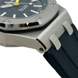 オーデマ・ピゲ AUDEMARS PIGUET ロイヤルオーク オフショア ダイバー 15710ST.OO.A027CA.01 ブルー SS/ラバーベルト 自動巻き メンズ 腕時計