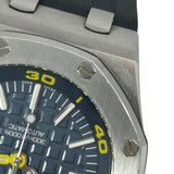 オーデマ・ピゲ AUDEMARS PIGUET ロイヤルオーク オフショア ダイバー 15710ST.OO.A027CA.01 ブルー SS/ラバーベルト 自動巻き メンズ 腕時計