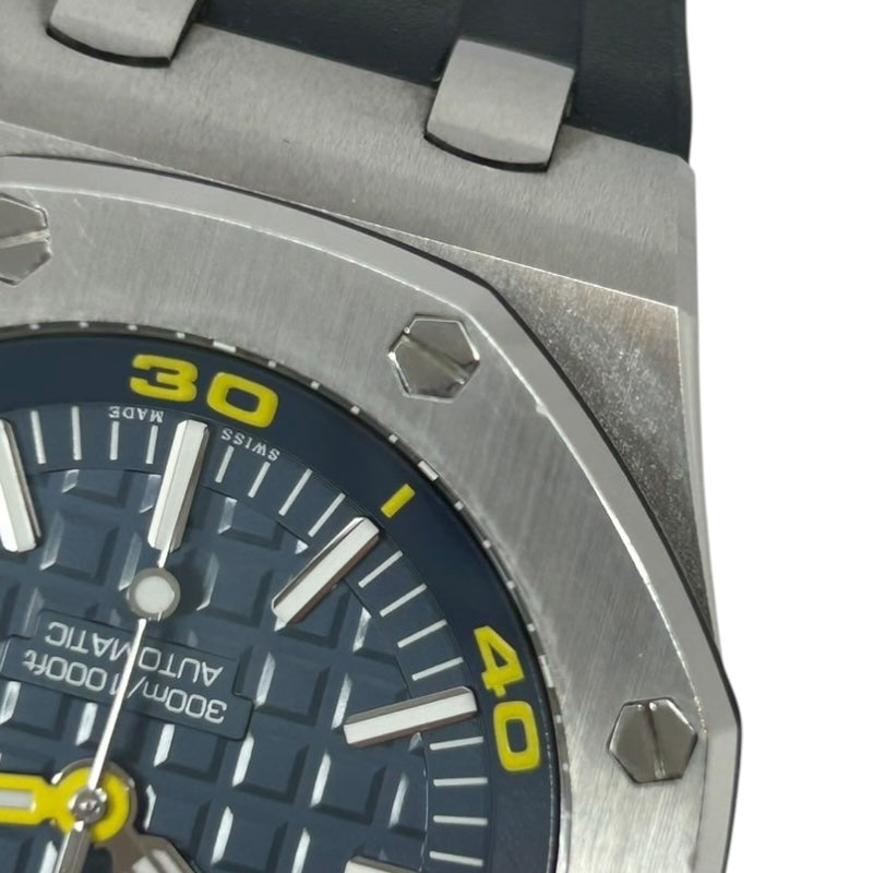 オーデマ・ピゲ AUDEMARS PIGUET ロイヤルオーク オフショア ダイバー 15710ST.OO.A027CA.01 ブルー SS/ラバーベルト 自動巻き メンズ 腕時計