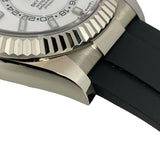 ロレックス ROLEX スカイドゥエラー ランダムシリアル 336239 ホワイト K18WG/ラバー 自動巻き メンズ 腕時計