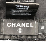 シャネル CHANEL ツイードキャスケット ブラック コットン コットン レディース その他ファッション雑貨