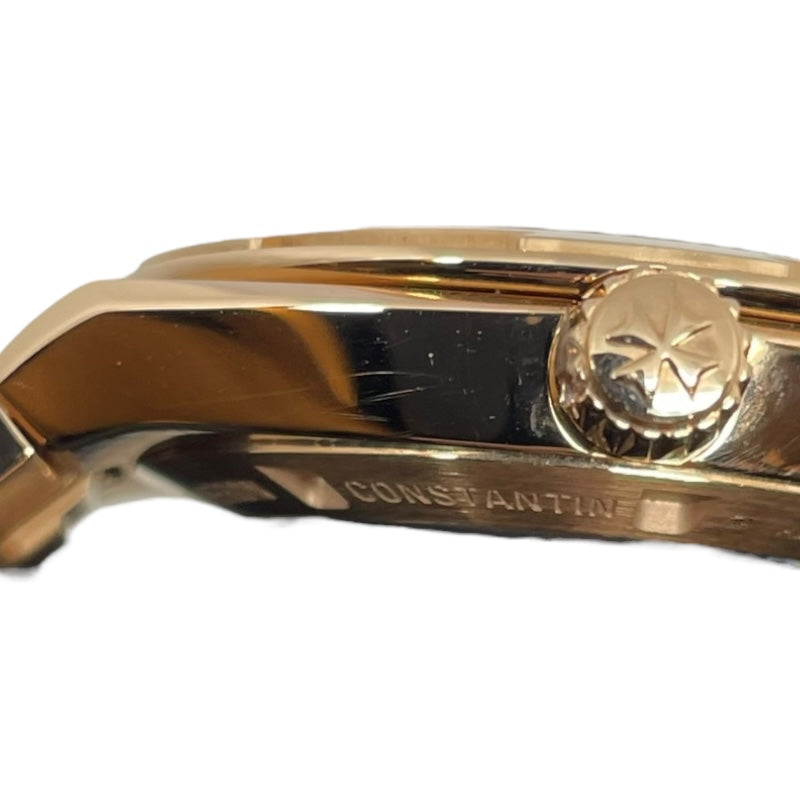 ヴァシュロン・コンスタンタン VACHERON CONSTANTIN オーヴァーシーズ 4600V/200R-B979 ブルー K18PG 自動巻き レディース 腕時計