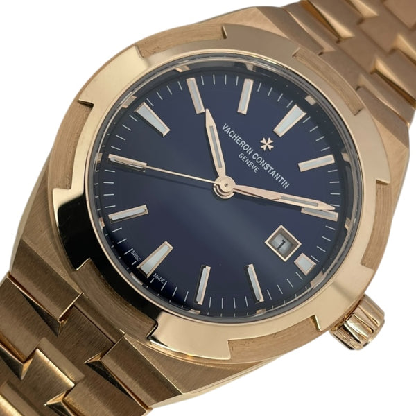 ヴァシュロン・コンスタンタン VACHERON CONSTANTIN オーヴァーシーズ 4600V/200R-B979 ブルー K18PG 自動巻き レディース 腕時計