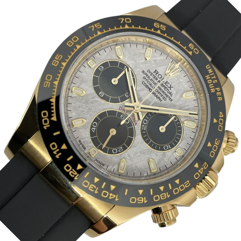 ロレックス ROLEX デイトナ メテオライト 116518LN メテオライト/ブラック K18YG/ラバーベルト 自動巻き メンズ 腕時計