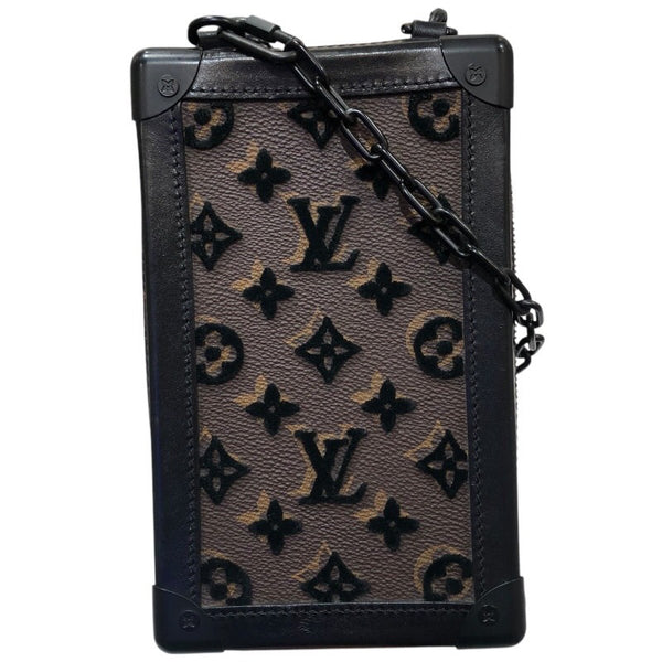 ルイ・ヴィトン LOUIS VUITTON ヴァーティカルソフトトランク M4504 モノグラム・タフタージュ ユニセックス ショルダーバッグ