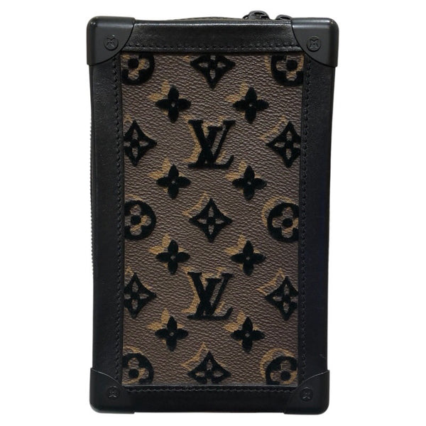 ルイ・ヴィトン LOUIS VUITTON ヴァーティカルソフトトランク M4504 モノグラム・タフタージュ ユニセックス ショルダーバッグ