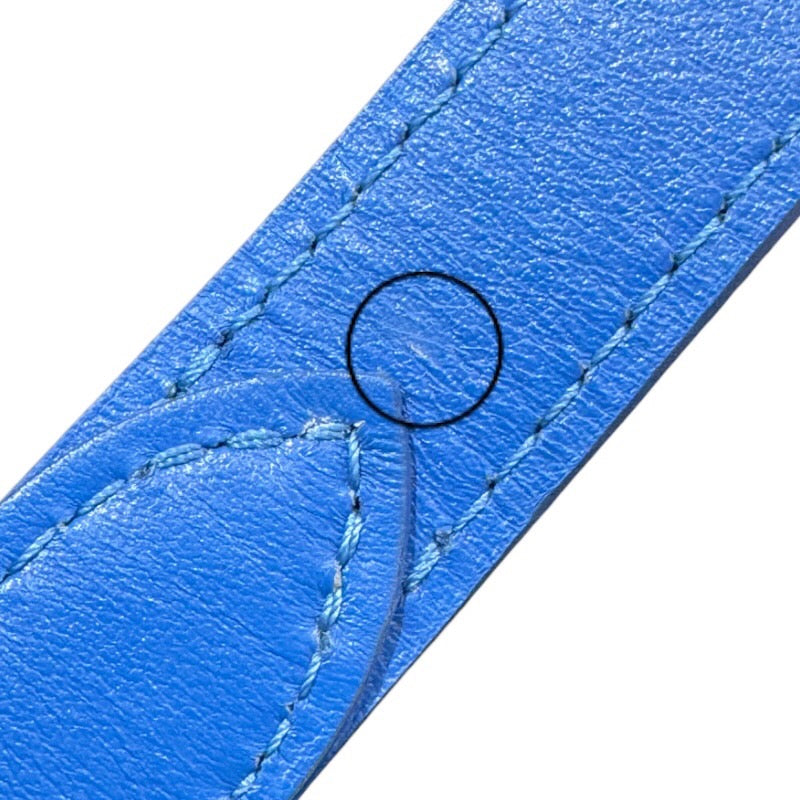 ルイ・ヴィトン LOUIS VUITTON ソフトトランクウォレット M45432 ブルー　シルバー金具 モノグラムクラウド メンズ ショルダーバッグ