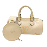ルイ・ヴィトン LOUIS VUITTON パピヨンBB M45708 クリームサフラン モノグラム・アンプラントレザー レディース ショルダーバッグ
