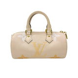 ルイ・ヴィトン LOUIS VUITTON パピヨンBB M45708 クリームサフラン モノグラム・アンプラントレザー レディース ショルダーバッグ