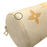 ルイ・ヴィトン LOUIS VUITTON パピヨンBB M45708 クリームサフラン モノグラム・アンプラントレザー レディース ショルダーバッグ
