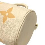 ルイ・ヴィトン LOUIS VUITTON パピヨンBB M45708 クリームサフラン モノグラム・アンプラントレザー レディース ショルダーバッグ