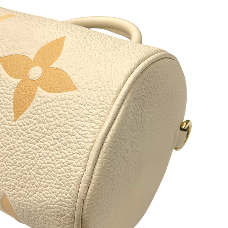 ルイ・ヴィトン LOUIS VUITTON パピヨンBB M45708 クリームサフラン モノグラム・アンプラントレザー レディース ショルダーバッグ