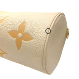 ルイ・ヴィトン LOUIS VUITTON パピヨンBB M45708 クリームサフラン モノグラム・アンプラントレザー レディース ショルダーバッグ