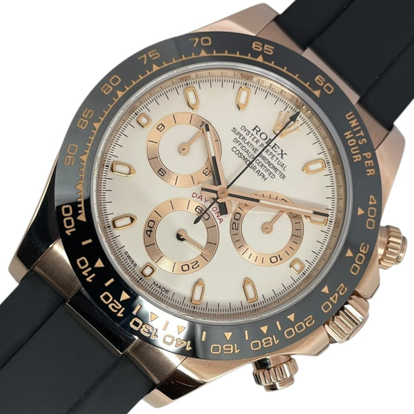 ロレックス ROLEX デイトナ ランダムシリアル 116515KN アイボリー K18PG/ラバー 自動巻き メンズ 腕時計