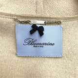 ブルマリン BLUMARINE ニットコート AW/F 1 44 イタリア製 ベージュ ウール/カシミヤ/ナイロン レディース その他アウター