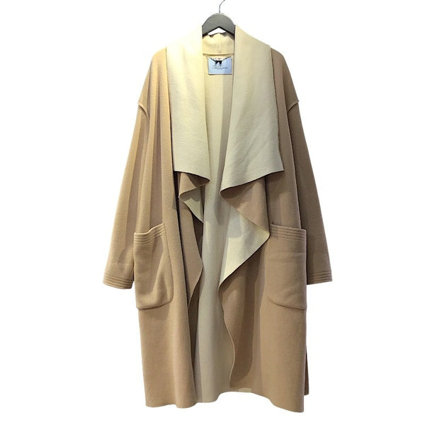ブルマリン BLUMARINE ニットコート AW/F 1 44 イタリア製 ベージュ ウール/カシミヤ/ナイロン レディース その他アウター