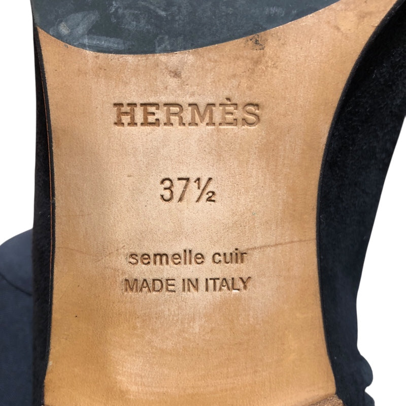 エルメス HERMES サントノーレコンスタンスショートブーツ ブラック レディース ブーツ