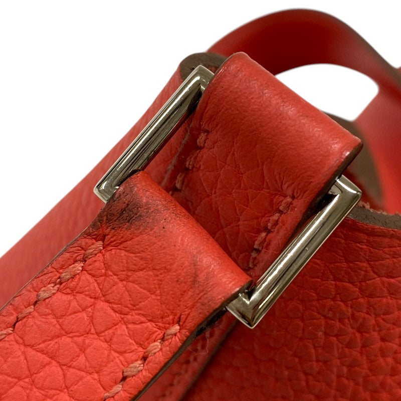 エルメス HERMES ピコタンロックMM □R刻 ローズジャイプール シルバー金具 トリヨンクレマンス レディース ハンドバッグ