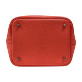 エルメス HERMES ピコタンロックMM □R刻 ローズジャイプール シルバー金具 トリヨンクレマンス レディース ハンドバッグ