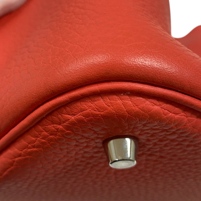 エルメス HERMES ピコタンロックMM □R刻 ローズジャイプール シルバー金具 トリヨンクレマンス レディース ハンドバッグ